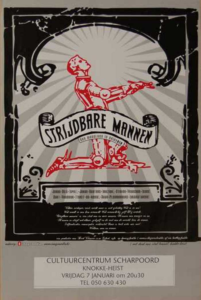 Strijdbare mannen. Een monoloog in drievoud.