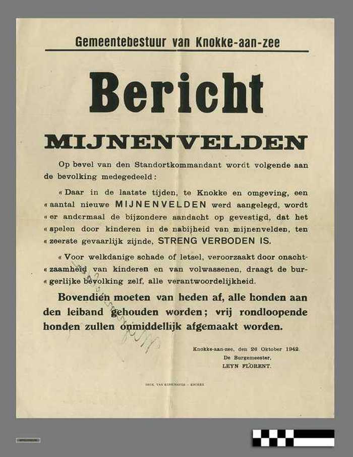 Bericht - Mijnenvelden