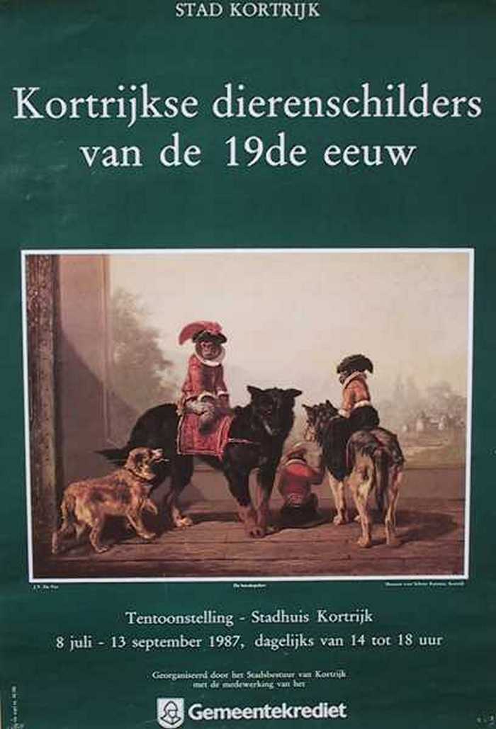 Kortrijkse dierenschilders van de 19de eeuw.