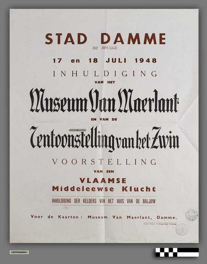 Inhuldiging Museum Van Maerlant en van de Tentoonstelling van het Zwin