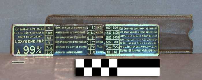 Schaallat voor ijzer en staal, lasser