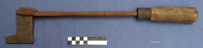 Soldeerbout met houten handvat