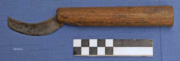 Kalfaatbeitel met houten handvat