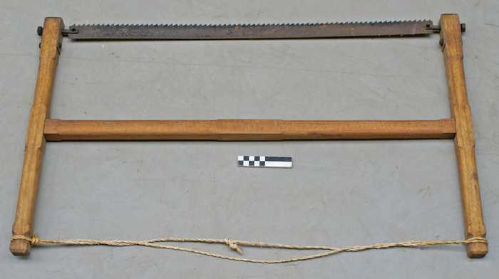 Spanzaag met fijn zaagblad