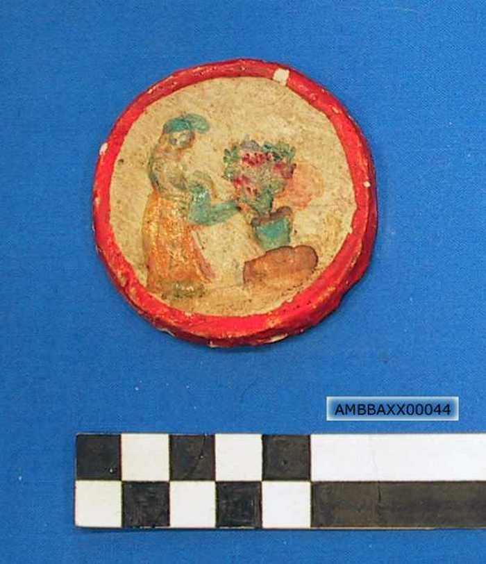 Patacon: Vrouw met plant