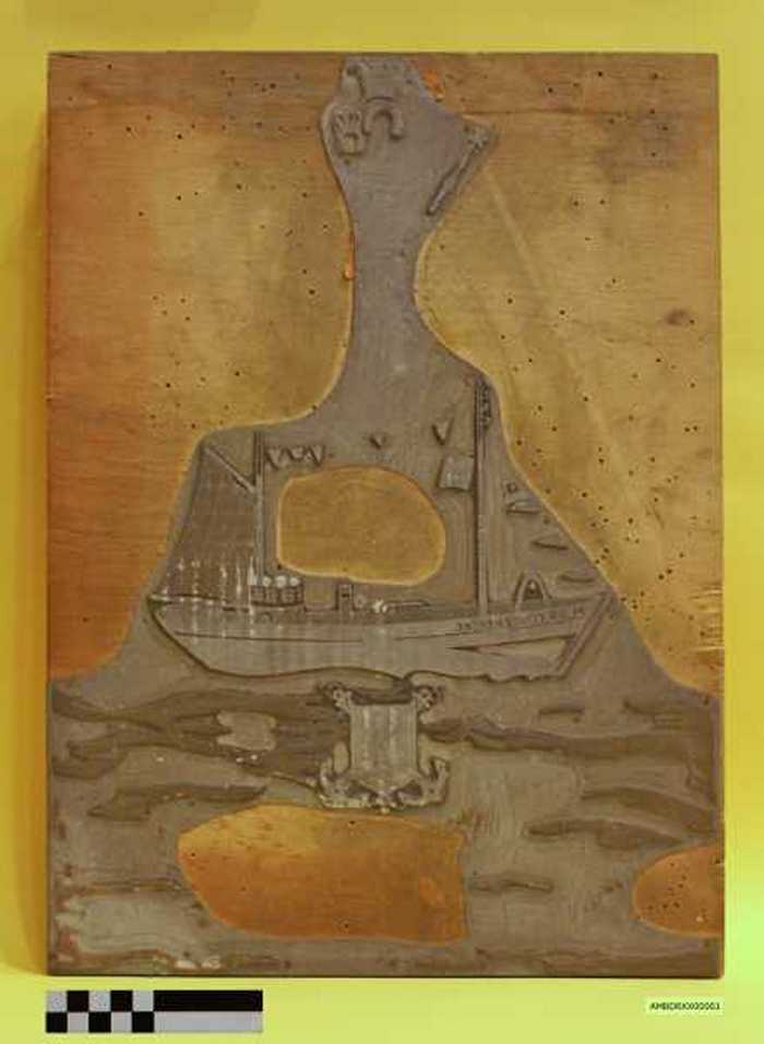 Drukvorm: Vissersboot H55 Coudekercke