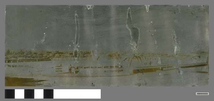 Drukplaat: Zwembad in open lucht