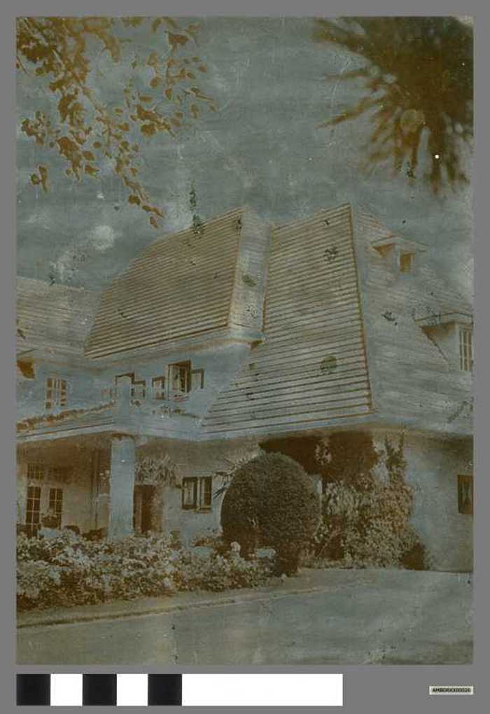 Drukplaat: Villa 'Engelendal'