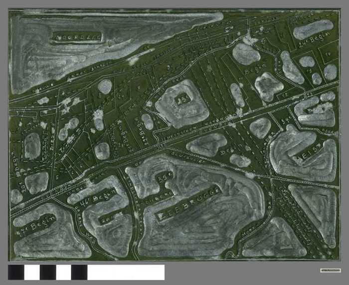 Drukplaat: De Eede en de Eyesluis in de Oudemaerspolder