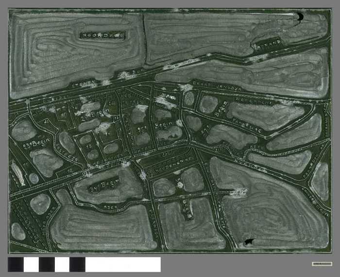 Drukplaat: De Eede en de Eyesluis in de Oudemaerspolder