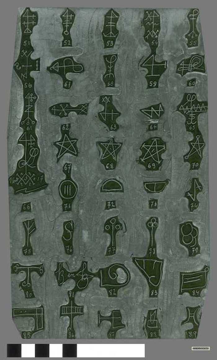 Drukplaat: Handtekeningen en sibbetekens te Lissewege in de 1e helft van de XVIIe eeuw, figuur 2