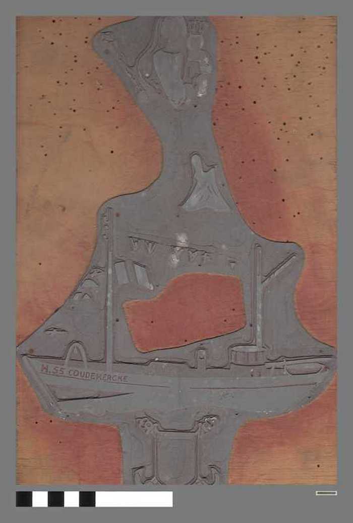 Drukplaat: H. 55 Coudekercke