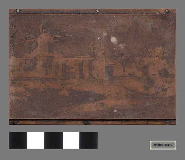 Drukplaat: Molen Knokke