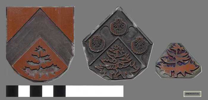 Drukplaat: Wapenschild Knokke