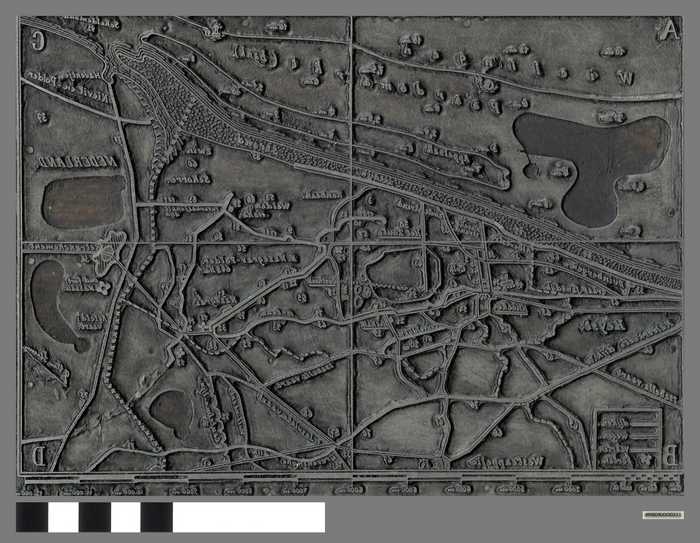 Lijncliché: Luchtfoto Knokke