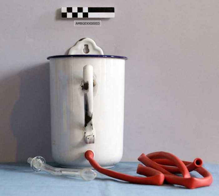 Lavement met irrigator