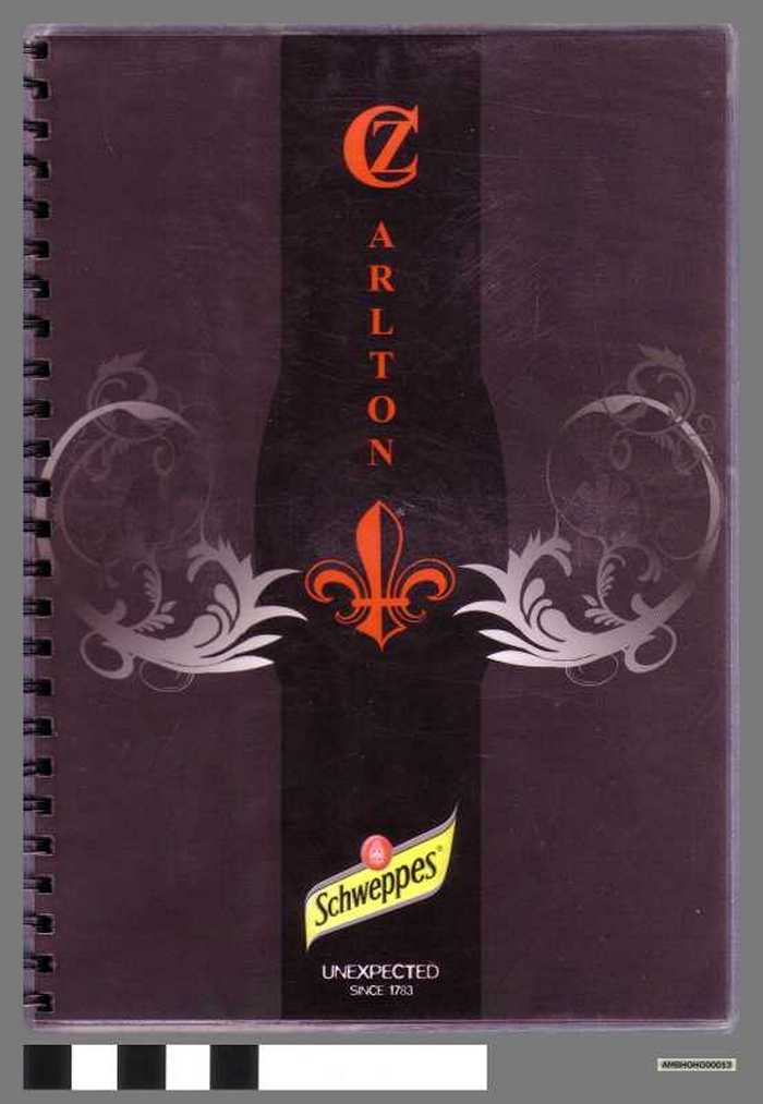 Consumptiekaart - Carlton Zoute.