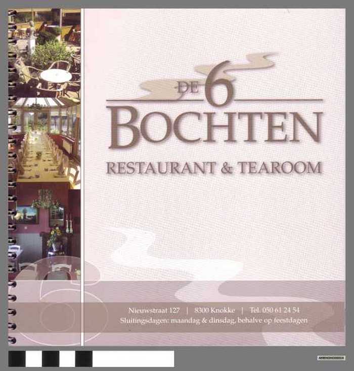 Consumptiekaart - De 6 bochten.