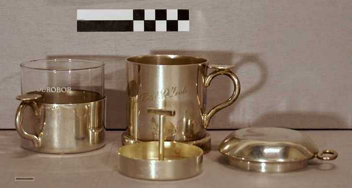 Zilveren koffiefilter - ROYAL HOTEL - Le Zoute