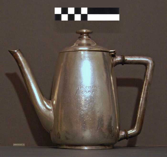 Zilveren koffiepot - Hotel Memlinc - Le Zoute