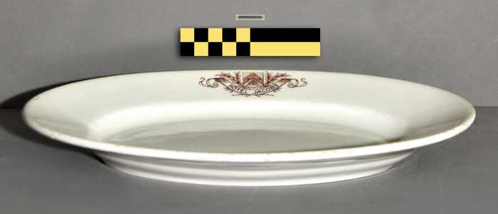 Ovalen schaal - Hotel Jacobs