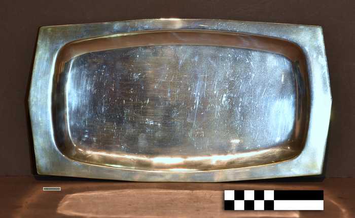 Zilveren opdienschaal - Hôtel du Lion d'Or