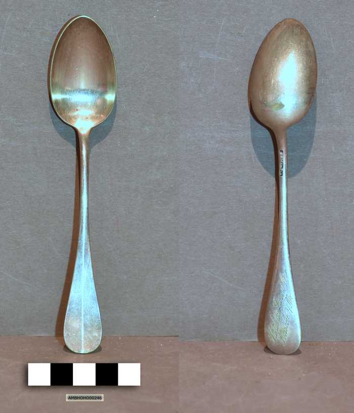 Verzilverde koffielepel - Hôtel du Lion d'Or