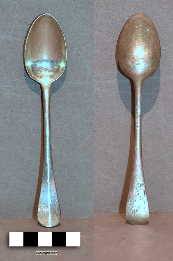 Verzilverde koffielepel - Hôtel du Lion d'Or