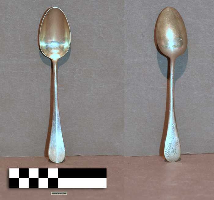 Verzilverde koffielepel - Hôtel du Lion d'Or