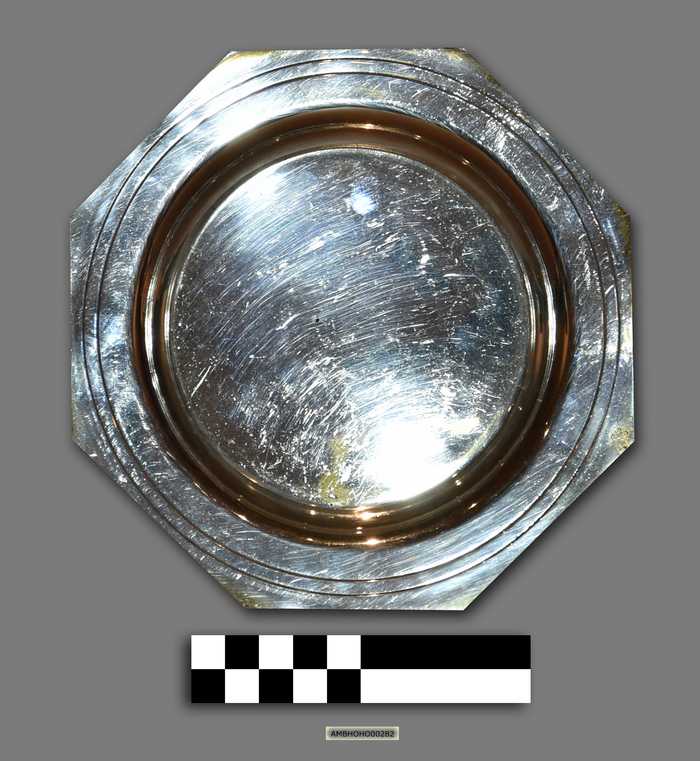 Zilveren schotel - Hôtel du Lion d'Or