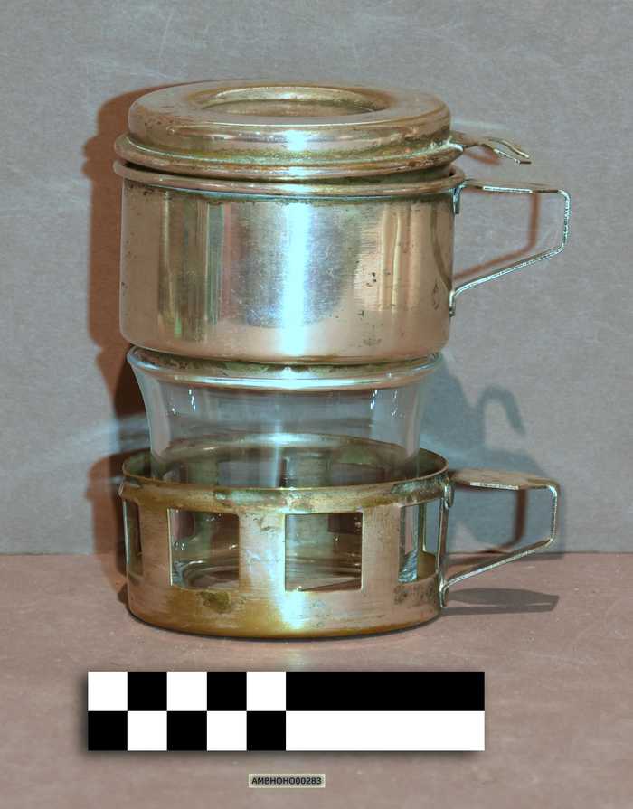 Verzilverde filtertas - Hôtel du Lion d'Or