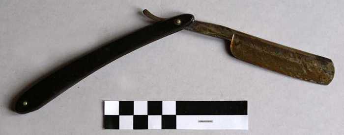 Open scheermes (zwart)