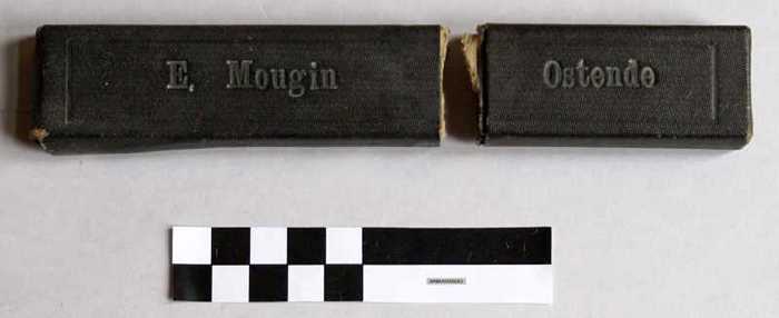 Kartonnen etui voor open scheermes