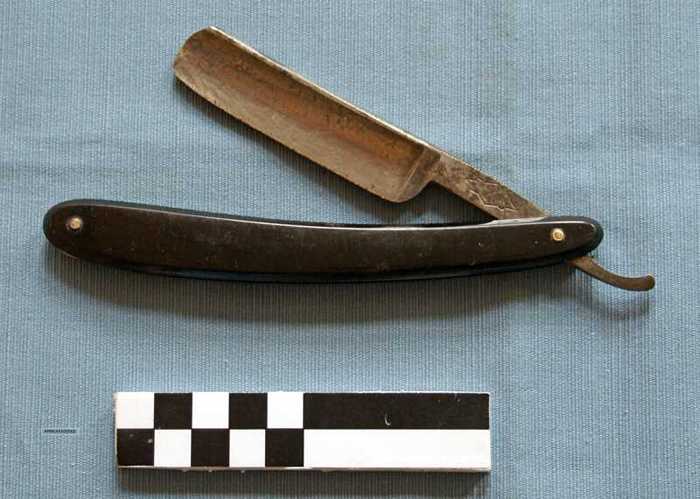 Open scheermes (zwart)