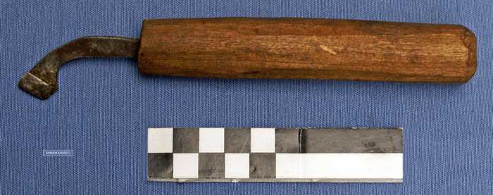 Ritsmes met houten handvat