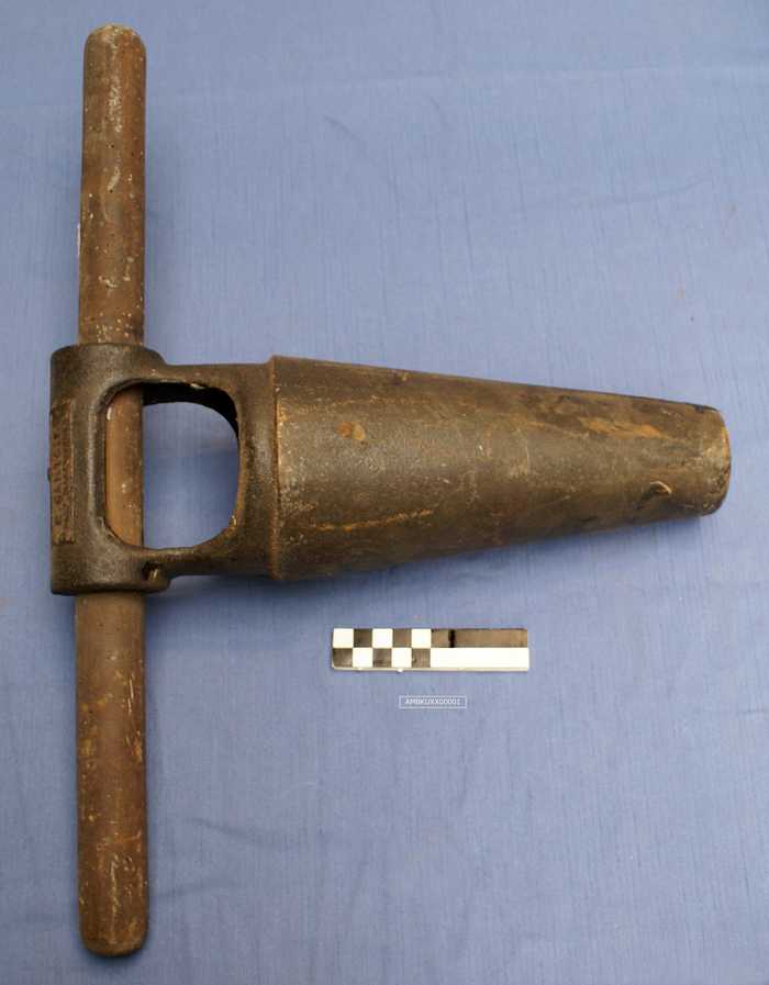 Vatboord met houten handvat