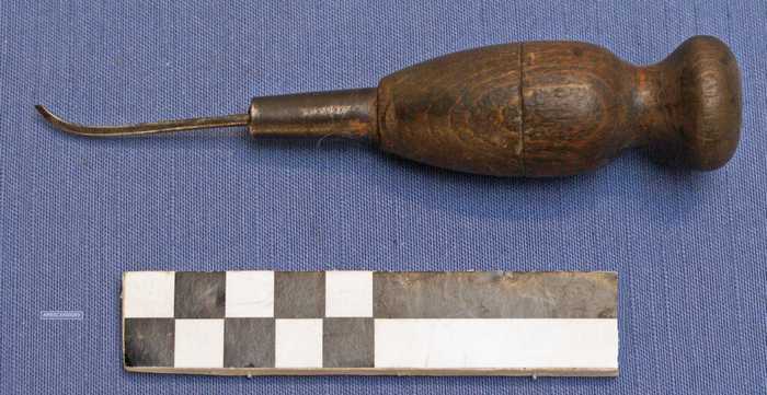 Mesels met houten handvat