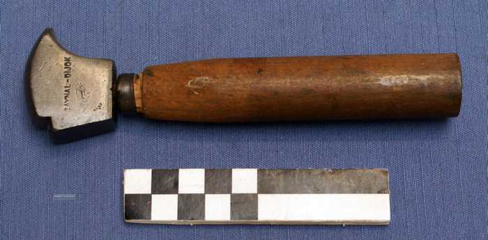 Hakpolijster met houten handvat