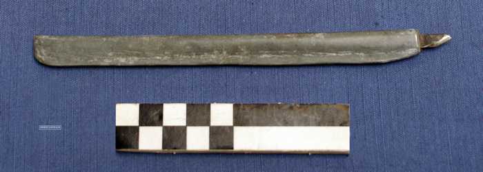 Schoenmakersmes in hoesje