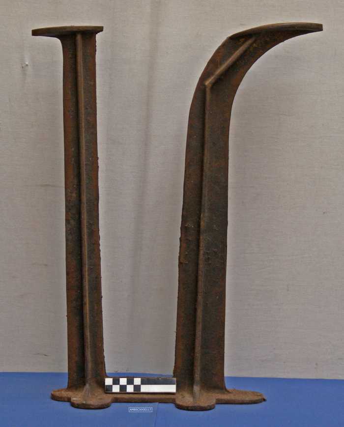 IJzeren dubbele leest