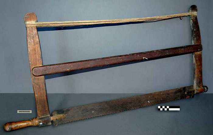 Spanzaag met breed zaagblad