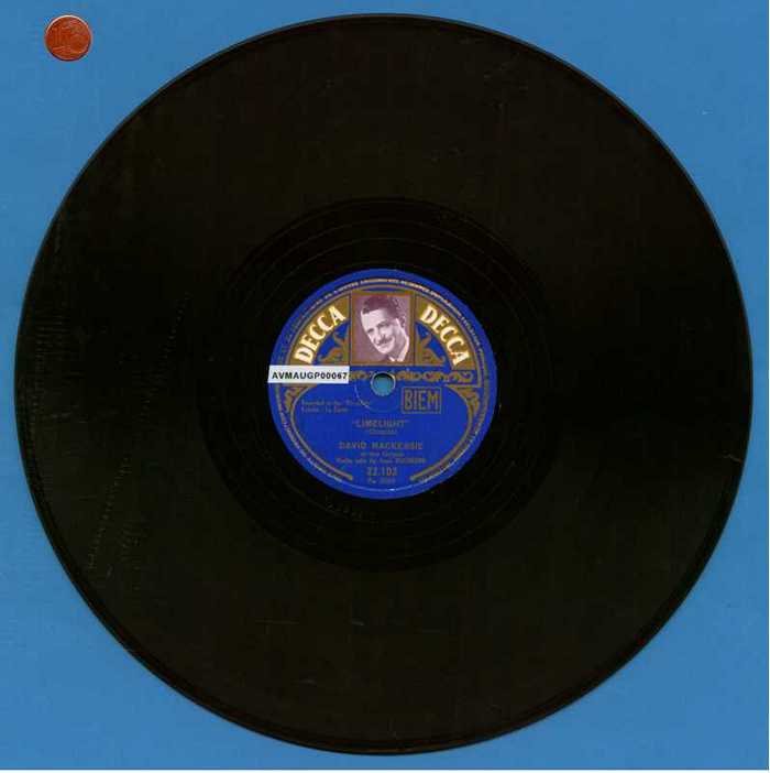 'Limelight' en 'The Song from the Moulin Rouge' van David Mackersie