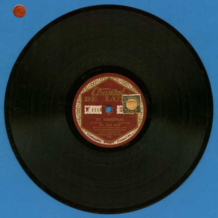 'Tu renaîtras' en 'La Brabançonne' door Jean Noté