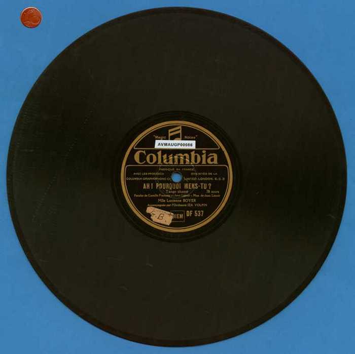 'Ah! Pourquoi mens-tu?' en 'Le plus joli rêve' door Lucienne Boyer