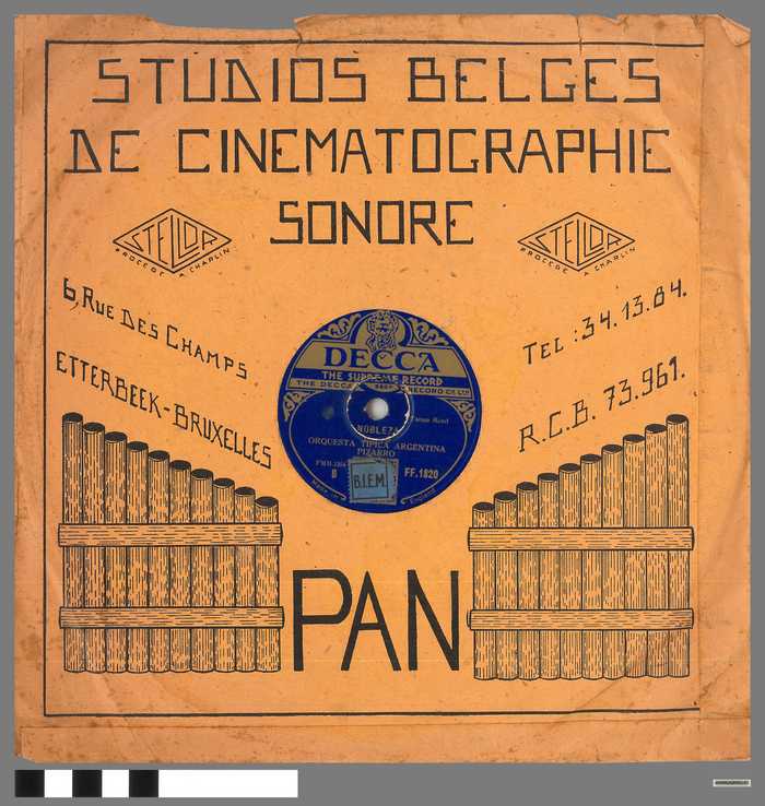 Plaat: Decca - Orquesta Tipica Argentina Pizarro (Sentimiento Porteno/Noblez)