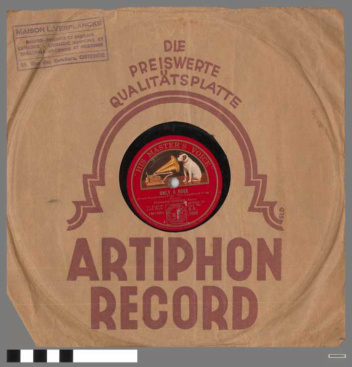 Plaat: His Master's Voice - Rio Rita (From the Radio Film 'Rio Rita') / Only a rose (From Paramount Film 'The Vagebond King')