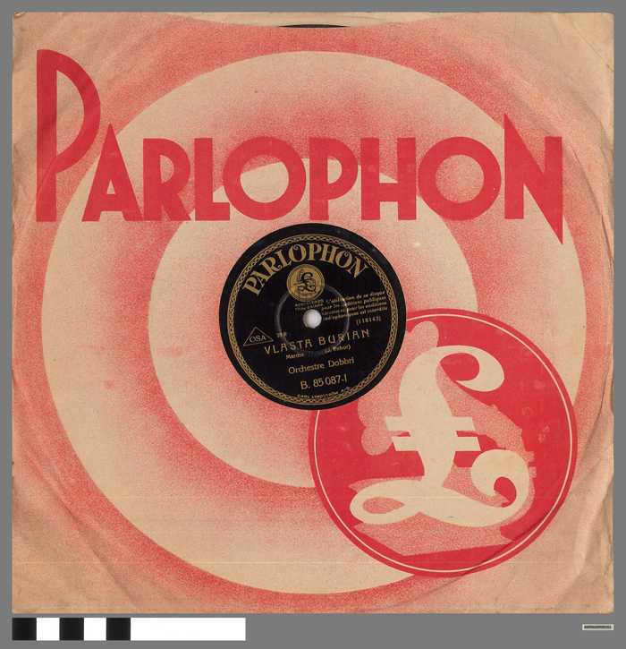 Plaat: Parlophon - Orchestre Dobbri (Hanka / Vlasta Burian)