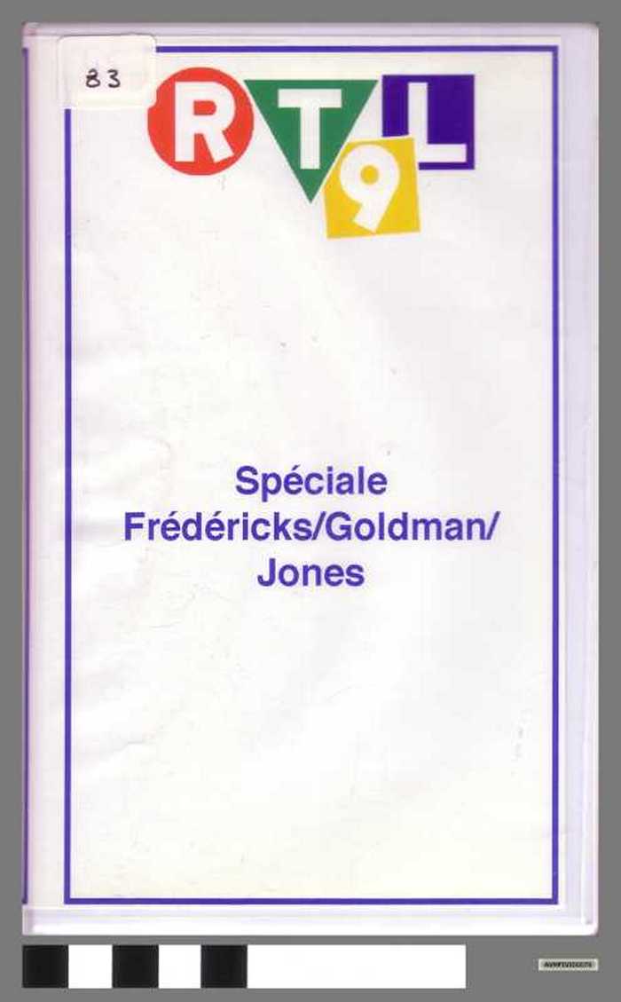 RTL9: Spéciale Frédéricks/Goldman/Jones