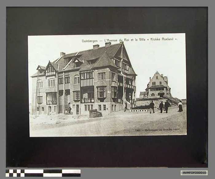 Duinbergen - L' Avenue du Roi et la Villa 'oeKlokke Roeland'?