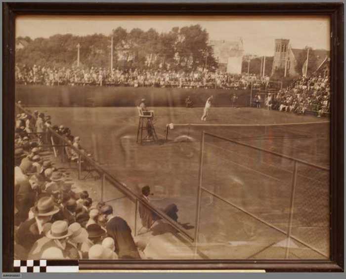 Tenniswedstrijd te Knokke